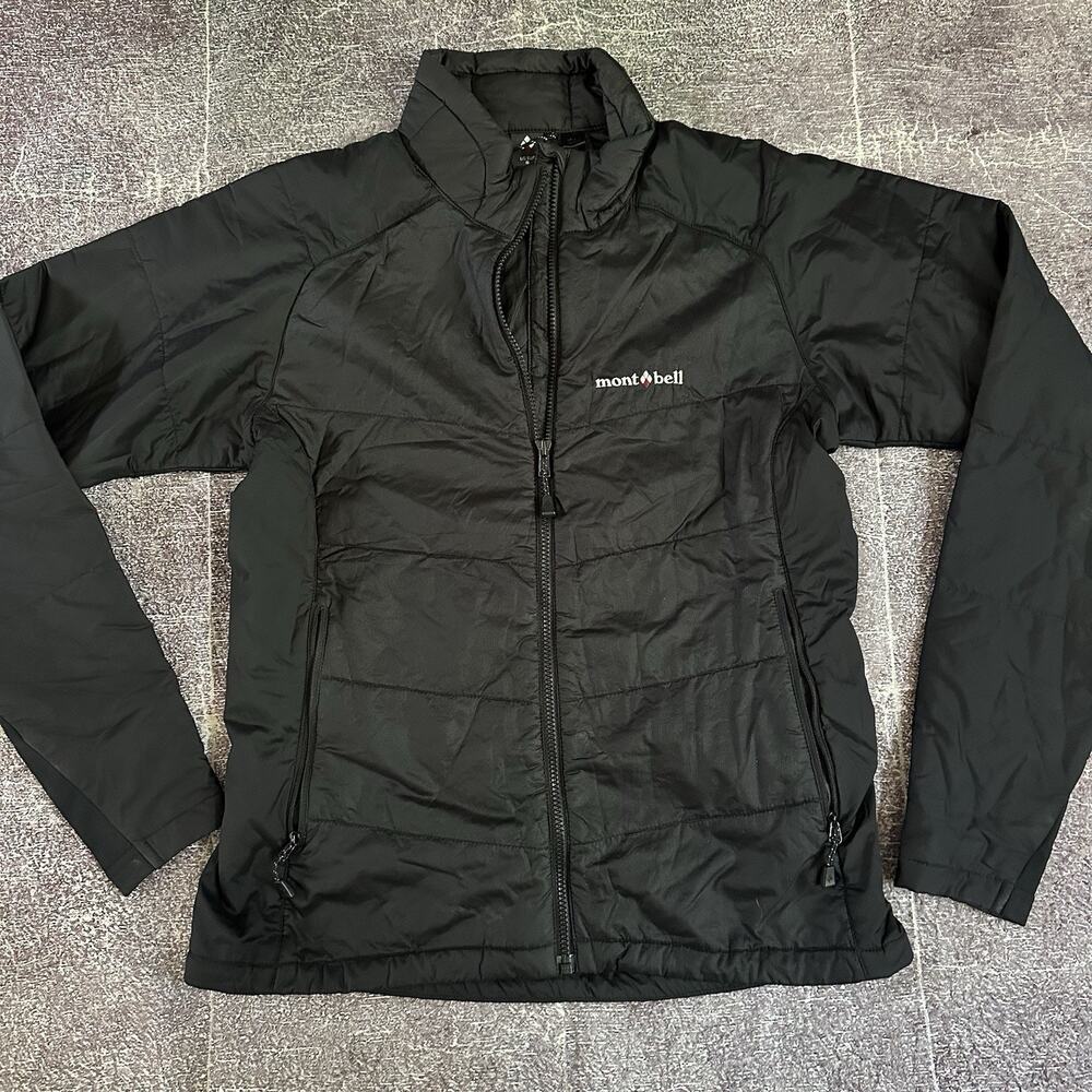 Montbell Women's Black Insulated Zip-Front Jacket